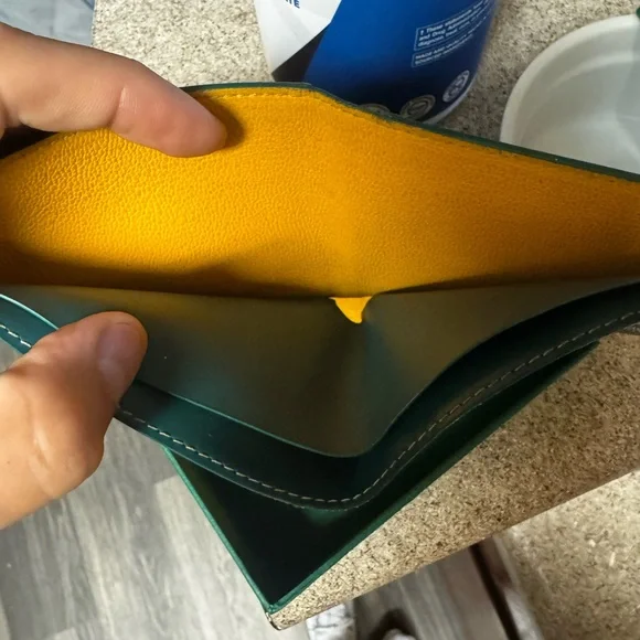 Goyard green victorie bi-fold - Picture 9 of 12